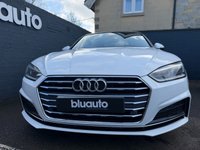 USED 2017 17 AUDI A5 CABRIOLET 2.0 TFSI S line Convertible 2dr Petrol Manual Euro 6 (s/s) (190 ps) Climate control A/C, Part Leather S Line Interior, Heated Seats, Electric Seats,  Apple Car Play, Sat Nav, Cruise Control, Bluetooth, Voice Control, USB Input, Auto Wipers, Dynamic Drive modes, Heated Wingmirrors, DAB radio, LED Daytime Running Lights, Front and Rear Parking Sensors, Auto Headlights, 19 Inch Alloy Wheels.