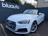 USED 2017 17 AUDI A5 CABRIOLET 2.0 TFSI S line Convertible 2dr Petrol Manual Euro 6 (s/s) (190 ps) Climate control A/C, Part Leather S Line Interior, Heated Seats, Electric Seats,  Apple Car Play, Sat Nav, Cruise Control, Bluetooth, Voice Control, USB Input, Auto Wipers, Dynamic Drive modes, Heated Wingmirrors, DAB radio, LED Daytime Running Lights, Front and Rear Parking Sensors, Auto Headlights, 19 Inch Alloy Wheels.