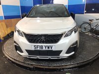 USED 2018 59 PEUGEOT 3008 1.6 BlueHDi GT Line SUV 5dr Diesel Manual Euro 6 (s/s) (120 ps) A nice clean example of this Euro 6 Ulez compliant family 5 d Suv finished in Pearlescent White complimented with 18" Diamond cut alloys .This vehicle comes with full service history and is equipped with front and rear parking sensors with reverse camera ,touch screen satellite navigation ,Voice control system ,cruise control and speed limiter ,part leather trim ,auto lights and wipers ,power folding mirrors ,Apple car play ,Android auto .Mirror link ,plus all the usual refinements and safety fe