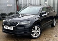 USED 2018 18 SKODA KAROQ 1.6 TDI SE L SUV 5dr Diesel Manual Euro 6 (s/s) (115 ps) - APPLE CAR PLAY - SAT NAV - HEATED FRONT SEATS - REVERSE CAMERA - P/SENSORS - BLUETOOTH - CRUISE - 2 OWNERS