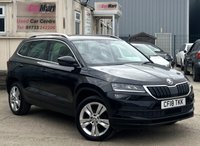 USED 2018 18 SKODA KAROQ 1.6 TDI SE L SUV 5dr Diesel Manual Euro 6 (s/s) (115 ps) - APPLE CAR PLAY - SAT NAV - HEATED FRONT SEATS - REVERSE CAMERA - P/SENSORS - BLUETOOTH - CRUISE - 2 OWNERS