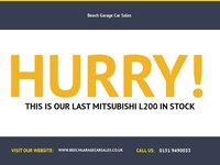 USED 2020 69 MITSUBISHI L200 2.2 DI-D DC Warrior Pickup Double Cab 4dr Diesel Auto 4WD Euro 6 (s/s) (150 ps) 