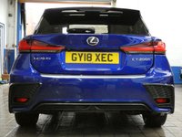 USED 2018 18 LEXUS CT 1.8 200h F Sport Hatchback 5dr Petrol Hybrid CVT Euro 6 (s/s) (136 ps) SAT NAV PART LEATHER INTERIOR HEATD SEATS REAR VIEW CAMERA CRUISE CONTROL PARKING SENSORS FULL LEXUS SERVICE LEXUS WARRANTY TILL JUNE 2028