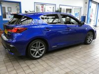 USED 2018 18 LEXUS CT 1.8 200h F Sport Hatchback 5dr Petrol Hybrid CVT Euro 6 (s/s) (136 ps) SAT NAV PART LEATHER INTERIOR HEATD SEATS REAR VIEW CAMERA CRUISE CONTROL PARKING SENSORS FULL LEXUS SERVICE LEXUS WARRANTY TILL JUNE 2028