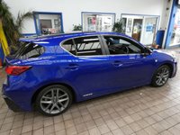 USED 2018 18 LEXUS CT 1.8 200h F Sport Hatchback 5dr Petrol Hybrid CVT Euro 6 (s/s) (136 ps) SAT NAV PART LEATHER INTERIOR HEATD SEATS REAR VIEW CAMERA CRUISE CONTROL PARKING SENSORS FULL LEXUS SERVICE LEXUS WARRANTY TILL JUNE 2028