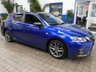 USED 2018 18 LEXUS CT 1.8 200h F Sport Hatchback 5dr Petrol Hybrid CVT Euro 6 (s/s) (136 ps) SAT NAV PART LEATHER INTERIOR HEATD SEATS REAR VIEW CAMERA CRUISE CONTROL PARKING SENSORS FULL LEXUS SERVICE LEXUS WARRANTY TILL JUNE 2028