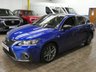 USED 2018 18 LEXUS CT 1.8 200h F Sport Hatchback 5dr Petrol Hybrid CVT Euro 6 (s/s) (136 ps) SAT NAV PART LEATHER INTERIOR HEATD SEATS REAR VIEW CAMERA CRUISE CONTROL PARKING SENSORS FULL LEXUS SERVICE LEXUS WARRANTY TILL JUNE 2028