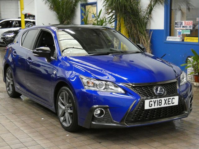 2018 18 Lexus Ct 1.8 200h F Sport Hatchback 5dr Petrol Hybrid CVT Euro 6 (s/s) (136 ps)