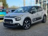 USED 2024 74 CITROEN C3 1.2 PureTech MAX Hatchback 5dr Petrol EAT6 Euro 6 (s/s) (110 ps) Finished in SOFT SAND MET WITH ONYX BLACK ROOF and PART LEATHER Trim. This C3 comes with an impressive list of standard features. This 1 Owner C3 is quite the package for those looking for a car that's great value for money and slightly quirky in looks. Features include Sat Nav, Rear Camera, Apple Play, Cruise Control, DAB Radio, B/Tooth, Alloys, Black Roof, Power folding mirrors and much more. Dealer serviced at 18882 miles on 7/1/2026.