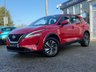 USED 2022 72 NISSAN QASHQAI 1.3 DIG-T MHEV Acenta Premium SUV 5dr Petrol Hybrid XTRON Euro 6 (s/s) (158 ps) Finished in FLAME RED MET with contrasting DARK GREY SEATS. The Qashqai is one of the best selling SUV's around at the moment. This mid range edition is comfy, easy to drive and has enough space for 5 adults. Features include, Apple Car Play, Rear View Camera, DAB RADIO, CRUISE CONTROL, B/Tooth, 17" Alloys and much more. Just Serviced with 12 Months MOT.