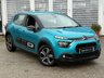 USED 2022 72 CITROEN C3 1.2 PureTech Sense Hatchback 5dr Petrol Manual Euro 6 (s/s) (83 ps) Finished in SPRING BLUE METALIC and Cloth Trim. This C3 comes with an impressive list of standard features. This C3 is quite the package for those looking for a car that's great value for money and slightly quirky in looks. Features include Apple Play Sat Nav, Cruise Control, DAB Radio, B/Tooth, Alloys, Power folding mirrors and much more. Dealer serviced at 4788 miles, 11444 miles and at 17167 miles on 10/10/2025.
