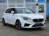 USED 2023 72 MG MG3 1.5 VTi-TECH Exclusive Nav Hatchback 5dr Petrol Manual Euro 6 (s/s) (106 ps) Finished in ARCTIC WHITE with Part Ebony LEATHER Trim. The MG 3 is presented as a good value-for-money hatch. It prioritises price and passenger comfort which is why it is one of the UKs best selling cars. This low mileage example has features which include, Sat Nav, Apple Play, DAB, Part leather trim, Rear View Camera, 2 Keys, Cruise Control, Park Sensors, Alloys and much more. Comes to you just serviced and with 12 Months MOT.