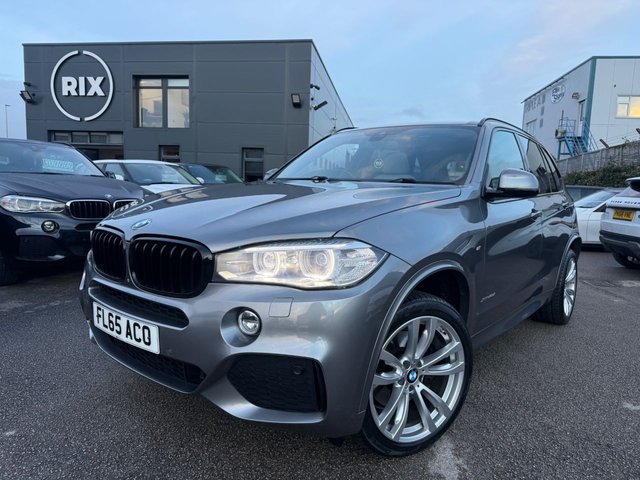 2015 BMW X5 3.0 40d M Sport SUV 5dr Diesel Auto xDrive Euro 6 (s/s) (313 ps) 1 FORMER KEEPER FINISHED IN SPACE GREY METALLIC WITH IVORY WHITE DAKOTA LEATHER-20" DOUBLE SPOKE ALLOYS-HEATED STEERING WHEEL-SOFT CLOSE DOORS-REVERSE CAMERA-PANORAMIC GLASS SUNROOF-ELECTRIC MEMORY SEAT-HEATED SEATS FRONT AND REAR-XENON HEADLIGHTS-AUTOMATIC HIGH BEAM CONTROL-DRIVING ASSITANT-SURROUND VIEW-PROFESSIONAL NAVIGATION-HARMAN KARDON-DAB RADIO-M LEATHER STEERING WHEEL-DUAL ZONE CLIMATE CONTROL