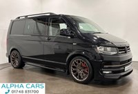 USED 2018 18 VOLKSWAGEN TRANSPORTER 2.0 BiTDI T32 BlueMotion Tech Highline Kombi Double Cab 5dr Diesel Manual FWD SWB Euro 6 (s/s) (204 ps) ABT Aerodynamic Body Styling, Side Bars, Alloy Wheels, Night Heater, Solar Roof Panel, 240 Volt Hook up, Rock "n" Roll Fold Flat Bed, 5 Belted Seats, R Design Heated Front Seats , Leather / Alcantara Upholstery