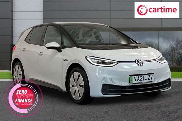 2021 Volkswagen Id.3 Pro Performance 58kWh Family Hatchback 5dr Electric Auto (204 ps) Front / Rear Parking Sensors, Comfort Package Plus, Design Package Plus, Assistance Pack, Infotainment Package 2021 photo