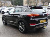 USED 2016 16 HYUNDAI TUCSON 1.6 T-GDi Premium SE 5d 4WD 177 S/S  PAN ROOF, SAT NAV, REAR CAMERA, FULL LEATHER, HEATED FRONT & REAR SEATS, VENTILATED FRONT SEATS, HEATED STEERING WHEEL, ELECTRIC TAILGATE, TOW BAR, ELECTRIC FRONT SEATS, FRONT & REAR PARKING SENSORS, BLIND SPOT MONITOR, LANE KEEP ASSIST, DAB RADIO, BLUETOOTH, MANUAL 6 SPEED, 4X4, LED LIGHTS, 19 INCH ALLOYS, PRIVACY GLASS, KEYLESS ENTRY, CRUISE CONTROL & SPEED LIMITER, RAIN & LIGHT SENSORS, FOLDING MIRRORS, CLIMATE CONTROL, AUX & USB, ISO FIX, ILLUMINATING VANITY MIRRORS, GOOD SERVICE HISTORY