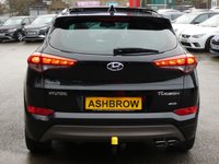 USED 2016 16 HYUNDAI TUCSON 1.6 T-GDi Premium SE 5d 4WD 177 S/S  PAN ROOF, SAT NAV, REAR CAMERA, FULL LEATHER, HEATED FRONT & REAR SEATS, VENTILATED FRONT SEATS, HEATED STEERING WHEEL, ELECTRIC TAILGATE, TOW BAR, ELECTRIC FRONT SEATS, FRONT & REAR PARKING SENSORS, BLIND SPOT MONITOR, LANE KEEP ASSIST, DAB RADIO, BLUETOOTH, MANUAL 6 SPEED, 4X4, LED LIGHTS, 19 INCH ALLOYS, PRIVACY GLASS, KEYLESS ENTRY, CRUISE CONTROL & SPEED LIMITER, RAIN & LIGHT SENSORS, FOLDING MIRRORS, CLIMATE CONTROL, AUX & USB, ISO FIX, ILLUMINATING VANITY MIRRORS, GOOD SERVICE HISTORY
