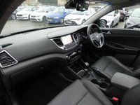 USED 2016 16 HYUNDAI TUCSON 1.6 T-GDi Premium SE 5d 4WD 177 S/S  PAN ROOF, SAT NAV, REAR CAMERA, FULL LEATHER, HEATED FRONT & REAR SEATS, VENTILATED FRONT SEATS, HEATED STEERING WHEEL, ELECTRIC TAILGATE, TOW BAR, ELECTRIC FRONT SEATS, FRONT & REAR PARKING SENSORS, BLIND SPOT MONITOR, LANE KEEP ASSIST, DAB RADIO, BLUETOOTH, MANUAL 6 SPEED, 4X4, LED LIGHTS, 19 INCH ALLOYS, PRIVACY GLASS, KEYLESS ENTRY, CRUISE CONTROL & SPEED LIMITER, RAIN & LIGHT SENSORS, FOLDING MIRRORS, CLIMATE CONTROL, AUX & USB, ISO FIX, ILLUMINATING VANITY MIRRORS, GOOD SERVICE HISTORY
