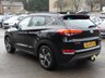 USED 2016 16 HYUNDAI TUCSON 1.6 T-GDi Premium SE 5d 4WD 177 S/S  PAN ROOF, SAT NAV, REAR CAMERA, FULL LEATHER, HEATED FRONT & REAR SEATS, VENTILATED FRONT SEATS, HEATED STEERING WHEEL, ELECTRIC TAILGATE, TOW BAR, ELECTRIC FRONT SEATS, FRONT & REAR PARKING SENSORS, BLIND SPOT MONITOR, LANE KEEP ASSIST, DAB RADIO, BLUETOOTH, MANUAL 6 SPEED, 4X4, LED LIGHTS, 19 INCH ALLOYS, PRIVACY GLASS, KEYLESS ENTRY, CRUISE CONTROL & SPEED LIMITER, RAIN & LIGHT SENSORS, FOLDING MIRRORS, CLIMATE CONTROL, AUX & USB, ISO FIX, ILLUMINATING VANITY MIRRORS, GOOD SERVICE HISTORY