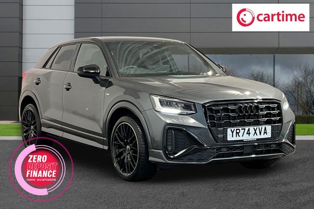 View our Audi Q2 1.5 TFSI CoD 35 Black Edition SUV 5dr Petrol S Tronic Euro 6 (s/s) (150 ps) Rear Parking Sensors, Audi Smartphone Interface, LED Interior Lighting Pack, Black Styling Package,19In Alloys