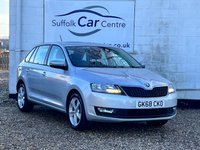 USED 2018 68 SKODA RAPID SPACEBACK 1.0 TSI SE Tech Hatchback 5dr Petrol Manual Euro 6 (s/s) (95 ps) www.suffolkcarcentre.co.uk - Located at Lowestoft