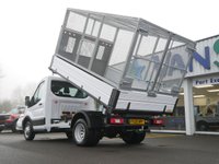 USED 2025 25 FORD TRANSIT 470 RWD 2.0 EBL 130 BHP L2 MEDIUM TWIN WHEEL CAGED TIPPER  CAGED TIPPER | TWIN WHEELS | 470 WEIGHT