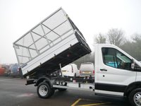 USED 2025 25 FORD TRANSIT 470 RWD 2.0 EBL 130 BHP L2 MEDIUM TWIN WHEEL CAGED TIPPER  CAGED TIPPER | TWIN WHEELS | 470 WEIGHT