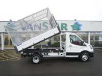 USED 2025 25 FORD TRANSIT 470 RWD 2.0 EBL 130 BHP L2 MEDIUM TWIN WHEEL CAGED TIPPER  CAGED TIPPER | TWIN WHEELS | 470 WEIGHT