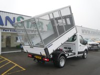 USED 2025 25 FORD TRANSIT 470 RWD 2.0 EBL 130 BHP L2 MEDIUM TWIN WHEEL CAGED TIPPER  CAGED TIPPER | TWIN WHEELS | 470 WEIGHT