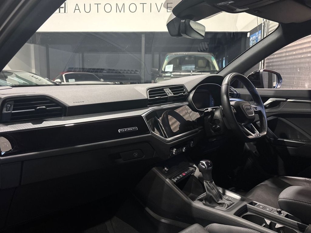 USED 2023 23 AUDI Q3 2.0 TFSI 40 Black Edition Sportback 5dr Petrol S Tronic quattro Euro 6 (s/s) (190 ps) AUDI WARRANTY|COMFORT & SOUND