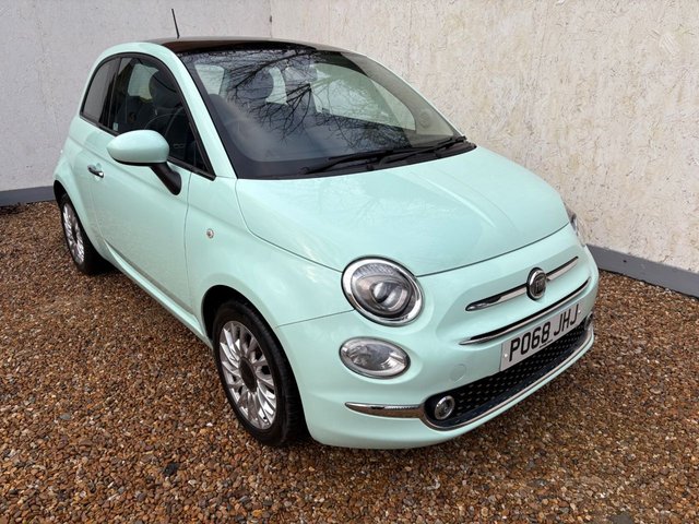 2018 FIAT 500 1.2 Lounge Hatchback 3dr Petrol Manual Euro 6 (s/s) (69 bhp)