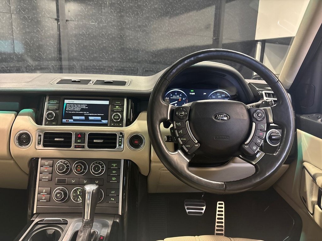 USED 2011 A LAND ROVER RANGE ROVER 5.0 V8 Autobiography SUV 5dr Petrol Auto 4WD Euro 5 (510 ps) SANTORINI W IVORY|GREAT MILES