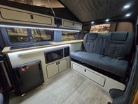 USED 2022 72 VOLKSWAGEN T6.1 Campervan 2.0 TDI T28 HIGHLINE EXECUTIVE 110 BHP SWB BESPOKE LEATHER SLIDING RIB BED