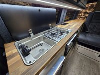 USED 2022 72 VOLKSWAGEN T6.1 Campervan 2.0 TDI T28 HIGHLINE EXECUTIVE 110 BHP SWB BESPOKE LEATHER SLIDING RIB BED