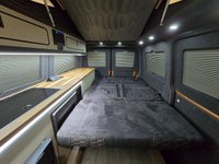 USED 2022 72 VOLKSWAGEN T6.1 Campervan 2.0 TDI T28 HIGHLINE EXECUTIVE 110 BHP SWB BESPOKE LEATHER SLIDING RIB BED