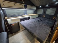 USED 2022 72 VOLKSWAGEN T6.1 Campervan 2.0 TDI T28 HIGHLINE EXECUTIVE 110 BHP SWB BESPOKE LEATHER SLIDING RIB BED