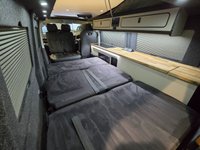 USED 2022 72 VOLKSWAGEN T6.1 Campervan 2.0 TDI T28 HIGHLINE EXECUTIVE 110 BHP SWB BESPOKE LEATHER SLIDING RIB BED