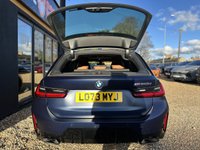 USED 2023 73 BMW 3 SERIES 3.0 M340d MHT Touring 5dr Diesel Hybrid Auto xDrive Euro 6 (s/s) (340 ps) GREAT SPECIFICATION + HARMAN KARDON + MATT PAINT + PARK ASSISTANT PLUS + TECHNOLOGY PLUS PACK + HEATED STEERING WHEEL + PANORAMIC SUNROOF + COMFORT PLUS PACKAGE