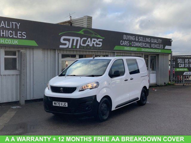 View our Peugeot Expert 1.5 BlueHDi 1000 Professional Compact Panel Van 6dr Diesel Manual SWB Euro 6 (s/s) (100 bhp)
