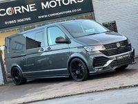 USED 2023 73 VOLKSWAGEN TRANSPORTER T6.1 SPORTLINE 2.0 BITDI 204PS 7 SPEED DSG EU6 T32 LWB 6 SEAT KOMBI CREW VAN 6 SEAT KOMBI SPORTLINE * BILSTEIN B14 KOMFORT SUSPENSION * REVO RF020 GLOSS BLACK ALLOYS