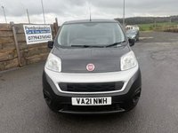 USED 2021 21 FIAT FIORINO 1.3 MultiJetII Tecnico Car Derived Van 5dr Diesel Manual Euro 6 (s/s) (80 bhp) NO VAT, ONE OWNER FROM NEW