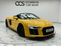 USED 2018 V AUDI R8 5.2 FSI V10 Spyder 2dr Petrol S Tronic quattro Euro 6 (s/s) (540 ps) Finished In Vegas Yellow, This R8 Comes With 20" Alloy Wheels, Reversing Camera, Audi Phone Box, Front And Rear Parking Sensors, Maxton Design Body Kit, Privacy GlassBang And Olufsen Sound System, Audi Virtual Cockpit, 2 Keys, 12 Months Warranty. Finance And Extended Warranty Available.