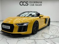 USED 2018 V AUDI R8 5.2 FSI V10 Spyder 2dr Petrol S Tronic quattro Euro 6 (s/s) (540 ps) Finished In Vegas Yellow, This R8 Comes With 20" Alloy Wheels, Reversing Camera, Audi Phone Box, Front And Rear Parking Sensors, Maxton Design Body Kit, Privacy GlassBang And Olufsen Sound System, Audi Virtual Cockpit, 2 Keys, 12 Months Warranty. Finance And Extended Warranty Available.