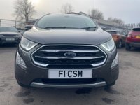 USED 2019 69 FORD ECOSPORT 1.0T EcoBoost GPF Titanium SUV 5dr Petrol Auto Euro 6 (s/s) (125 ps) NOW FOR SOMETHING A LITTLE DIFFERENT+FINISHED IN EXCLUSIVE GREY METALLIC BODY COLOUR+NICE LOW MILEAGE+SERVICE HISTORY+REAR PRIVACY GLASS+HALF LEATHER INTERIOR+SATELLITE NAVIGATION+PARK ASSIST+CLIMATE CONTROL+17 INCH ALLOY WHEELS+1 FULL YEARS MOT PRIOR TO COLLECTION+CALL NOW TO SPEAK WITH OUR EXPERIENCED SALES TEAM AND ARRANGE A VIEWING+DONT MISS OUT, THIS WONT HANG AROUND FOR LONG!!!!!!!!!!!!!!!!!!!!!!!!!!!!!!!!!!!!