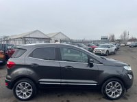 USED 2019 69 FORD ECOSPORT 1.0T EcoBoost GPF Titanium SUV 5dr Petrol Auto Euro 6 (s/s) (125 ps) NOW FOR SOMETHING A LITTLE DIFFERENT+FINISHED IN EXCLUSIVE GREY METALLIC BODY COLOUR+NICE LOW MILEAGE+SERVICE HISTORY+REAR PRIVACY GLASS+HALF LEATHER INTERIOR+SATELLITE NAVIGATION+PARK ASSIST+CLIMATE CONTROL+17 INCH ALLOY WHEELS+1 FULL YEARS MOT PRIOR TO COLLECTION+CALL NOW TO SPEAK WITH OUR EXPERIENCED SALES TEAM AND ARRANGE A VIEWING+DONT MISS OUT, THIS WONT HANG AROUND FOR LONG!!!!!!!!!!!!!!!!!!!!!!!!!!!!!!!!!!!!