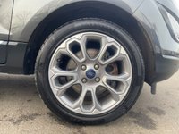 USED 2019 69 FORD ECOSPORT 1.0T EcoBoost GPF Titanium SUV 5dr Petrol Auto Euro 6 (s/s) (125 ps) NOW FOR SOMETHING A LITTLE DIFFERENT+FINISHED IN EXCLUSIVE GREY METALLIC BODY COLOUR+NICE LOW MILEAGE+SERVICE HISTORY+REAR PRIVACY GLASS+HALF LEATHER INTERIOR+SATELLITE NAVIGATION+PARK ASSIST+CLIMATE CONTROL+17 INCH ALLOY WHEELS+1 FULL YEARS MOT PRIOR TO COLLECTION+CALL NOW TO SPEAK WITH OUR EXPERIENCED SALES TEAM AND ARRANGE A VIEWING+DONT MISS OUT, THIS WONT HANG AROUND FOR LONG!!!!!!!!!!!!!!!!!!!!!!!!!!!!!!!!!!!!
