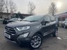 USED 2019 69 FORD ECOSPORT 1.0T EcoBoost GPF Titanium SUV 5dr Petrol Auto Euro 6 (s/s) (125 ps) NOW FOR SOMETHING A LITTLE DIFFERENT+FINISHED IN EXCLUSIVE GREY METALLIC BODY COLOUR+NICE LOW MILEAGE+SERVICE HISTORY+REAR PRIVACY GLASS+HALF LEATHER INTERIOR+SATELLITE NAVIGATION+PARK ASSIST+CLIMATE CONTROL+17 INCH ALLOY WHEELS+1 FULL YEARS MOT PRIOR TO COLLECTION+CALL NOW TO SPEAK WITH OUR EXPERIENCED SALES TEAM AND ARRANGE A VIEWING+DONT MISS OUT, THIS WONT HANG AROUND FOR LONG!!!!!!!!!!!!!!!!!!!!!!!!!!!!!!!!!!!!