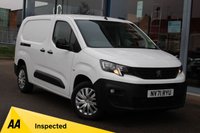 USED 2022 71 PEUGEOT PARTNER 1.5 BlueHDi 950 Professional Premium Long Panel Van 6dr Diesel Manual LWB Euro 6 (100 bhp) - EURO 6 - ULEZ, APPLE/ANDROID CARPLAY, CRUISE, P/SENSORS, DAB, BLUETOOTH, 6 SPEED, TWIN SLIDING DOORS, PLYLINED,
