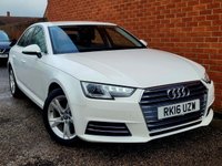 USED 2016 16 AUDI A4 1.4 TFSI Sport Saloon 4dr Petrol Manual Euro 6 (s/s) (150 ps) SAT NAV - SERVICE HISTORY