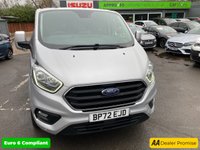 USED 2022 72 FORD TRANSIT CUSTOM Ford Transit Custom 2.0 320 EcoBlue Limited Crew Van, 57,000 miles, Euro 6, 6 Seater, 16' Alloys, A/C, F&R sensors. Final price plus VAT @ 20%! This 2022 Ford Transit Custom Limited is a standout example, having had only one owner since new. Powered by a 2.0L Diesel engine and meeting Euro 6 emission standards, this van offers a practical and efficient driving experience. It comfortably seats six people and comes with a 3 month warranty for your peace of mind. The MOT is valid until December 2026, ensuring its roadworthiness for years to come. Notable features include automatic headlights with a follow me home function, front and rear p